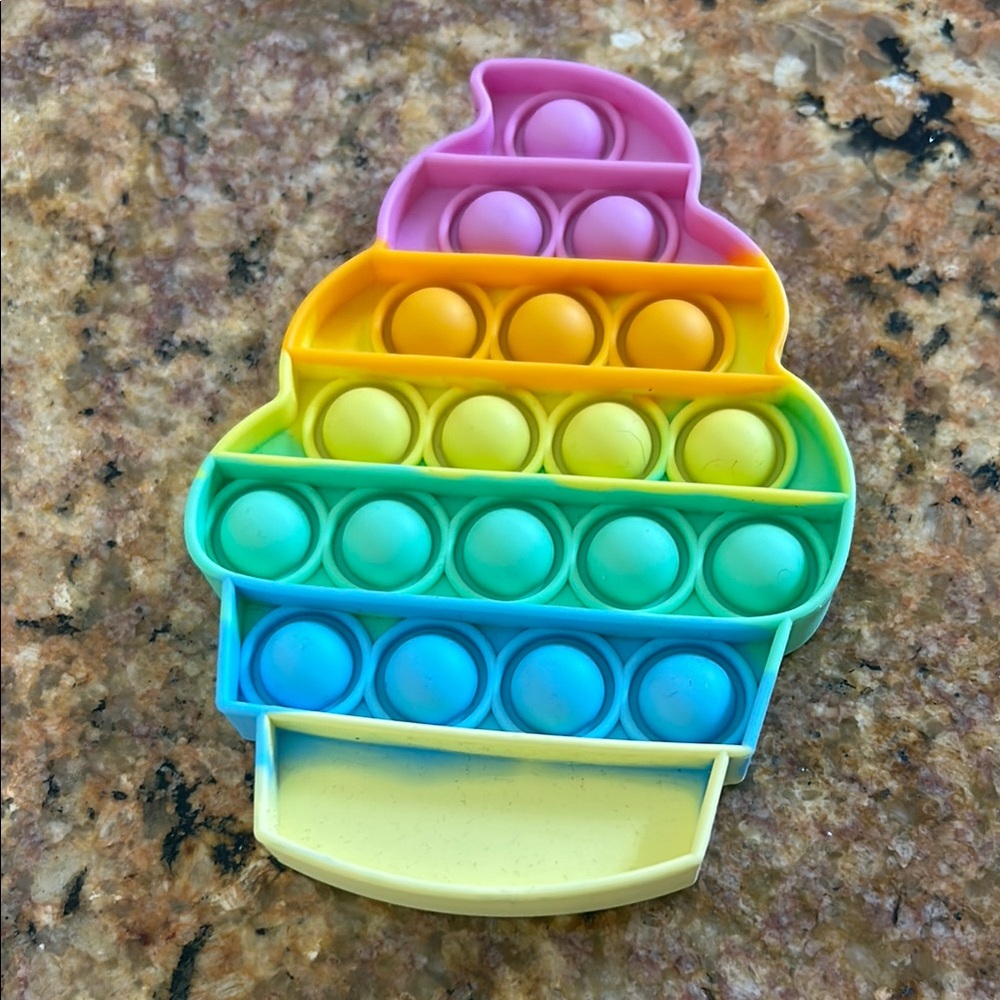 Amazon Pink and Orange Learning Pop It Toy